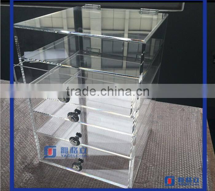 trade assurance factory wholesale crystal acrylic makeup organizer