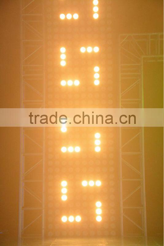 LED stage effect light DMX512 control 25x3w Cree panel light