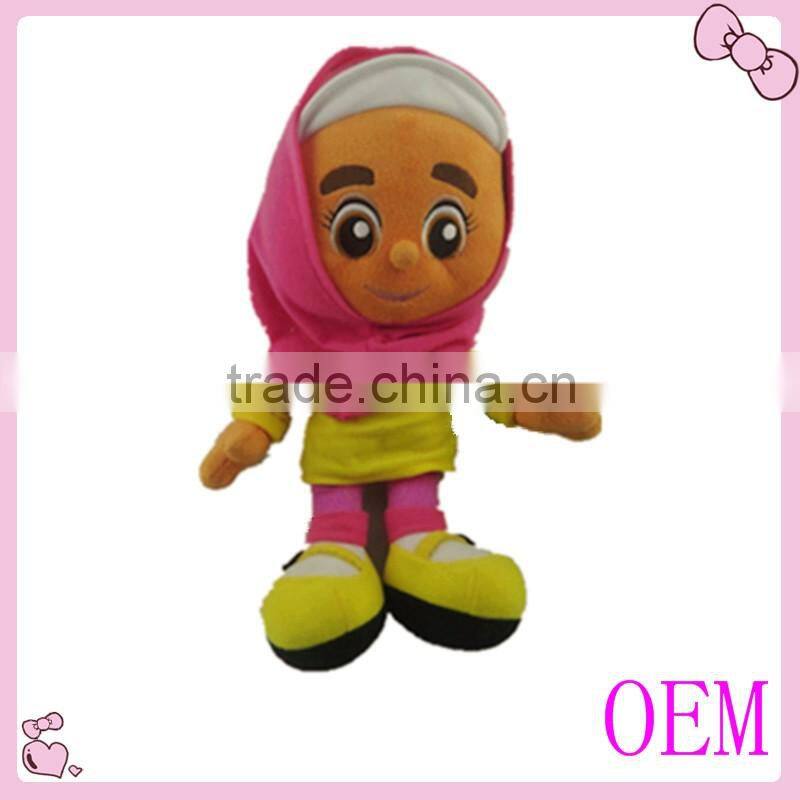 Custom made 3d face plush doll boy & make anime plush doll