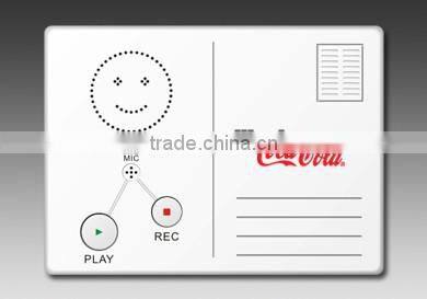 MP3 USB Christmas holiday/New Year post card.great promotional gift