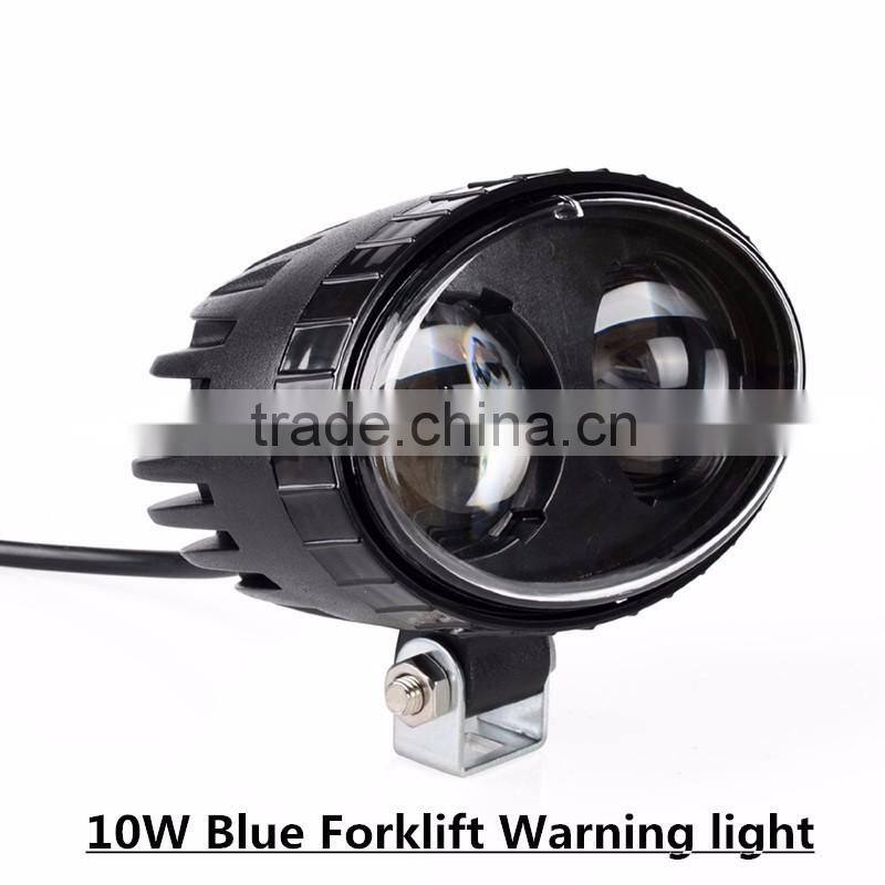 WM-1010B 10W C-REE Blue LED Forklift Safety Light Spot Light Warehouse Safe Warning Light 10-100V LED 550LM