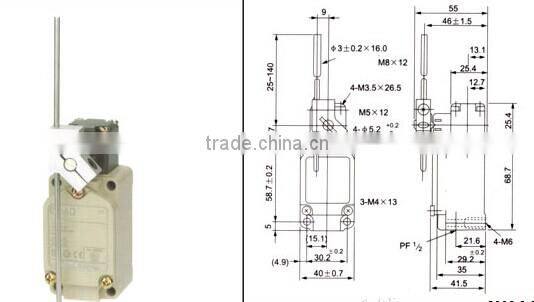 CNGAD Small Miniature 10A current Limit switch (mini limit switch,micro switch) (WLCL)