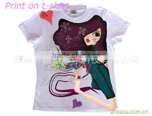 Digital printer for Black T-shirt, 3d T-shirt printer for sale