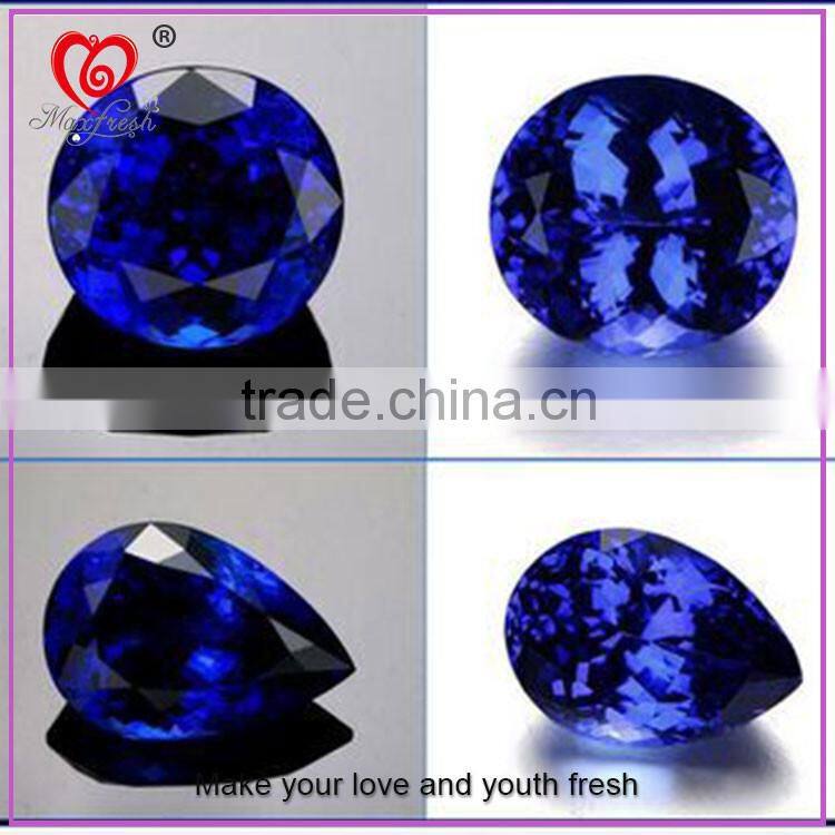 Hot Sell Different Cut Various Colors Cubic Zirconia for Jewelry Synthetic Blue Color Emerald Step Cut Gemstone Cubic Zirconia