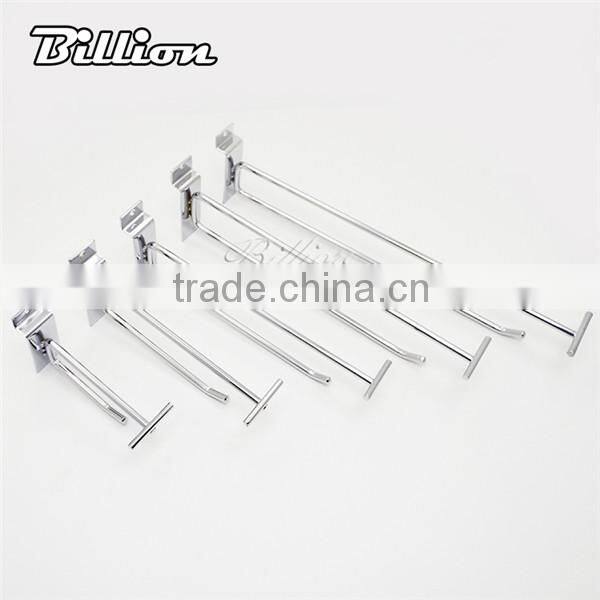 Small supermarket display hook Slatwall double line hook