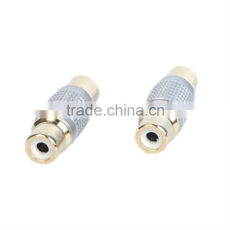 High quality RCA Female to RCA Female audio plugs