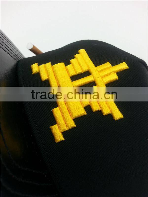 5 panel leather brim cigarette holder snapback hats wholesale