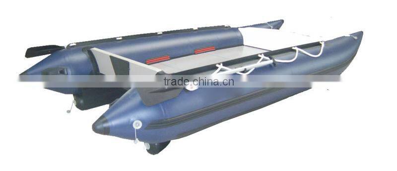 high speed catamaran racing inflatable boat G450 with CE for sale