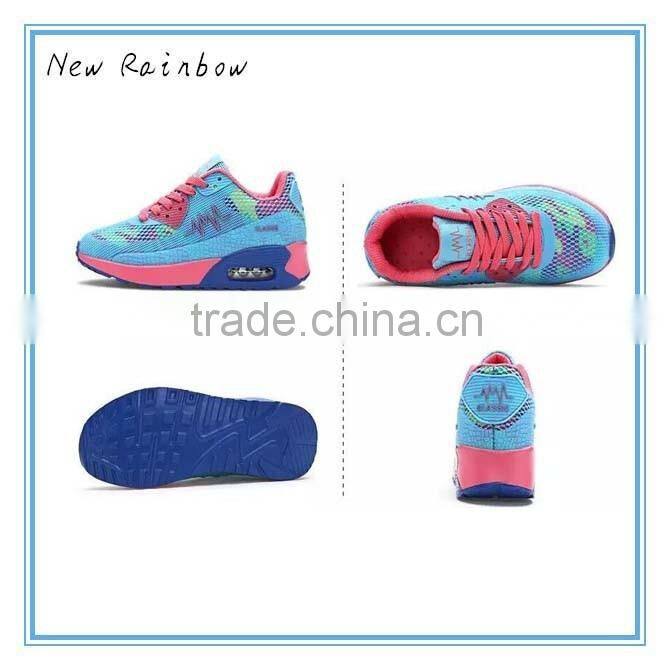 new design fashion women casual shoes mesh running sneakers