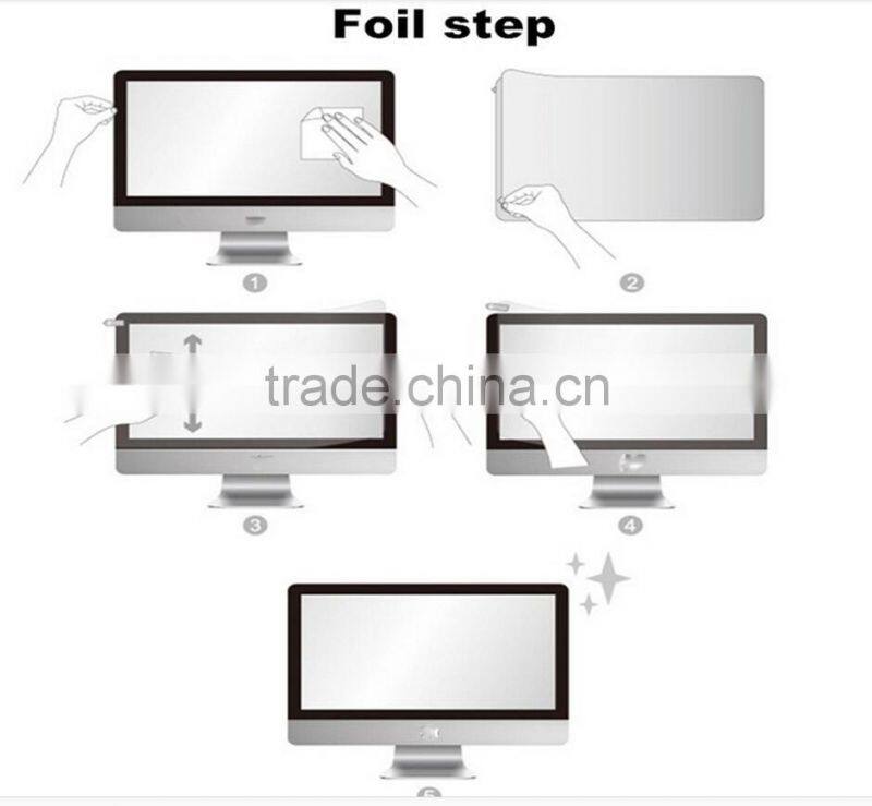 LCD display glass screen protector (all models we can manufacture) for Imac 20'' 21'' 22'' 24'' 27'' screen protective film