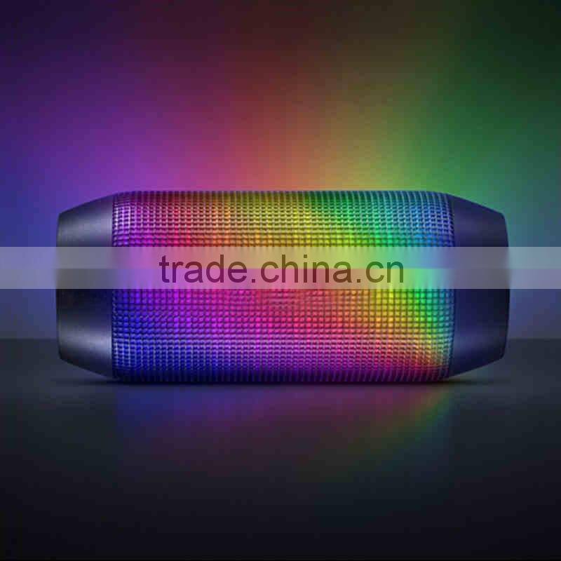 2016 new products in china pusle led light mini portable colorful wireless support U disk Aux in speaker bluetooth for iphone 6