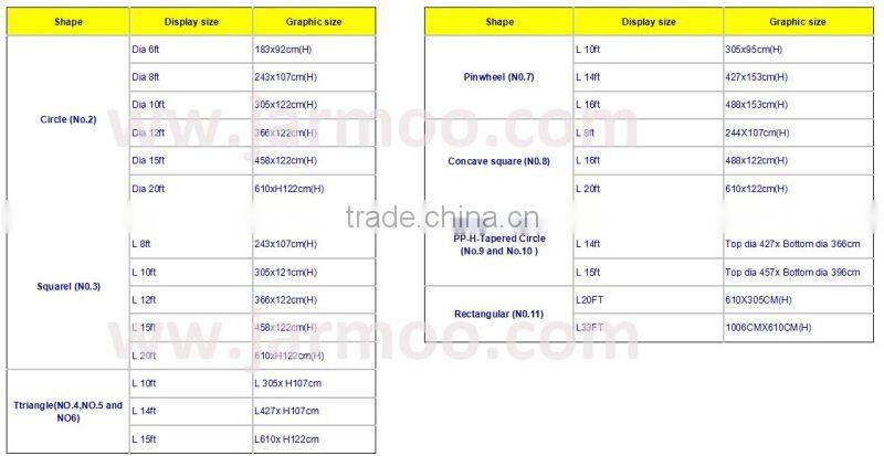 folding pop up round hanging display rack hanging banner for exhibition