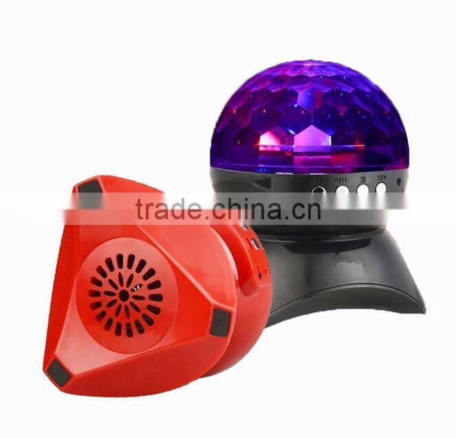 Colorful music mini portable wireless led bluetooth bluetooth speaker with fm radio mp3 speaker for Party KTV Disco DJ stage