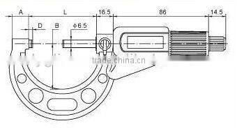 double display electronic digit outside micrometer
