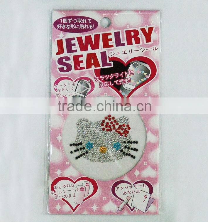 diamond color sticker for mobile phone decoration