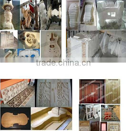 Spindle rotate 180 degree freely computer control cnc surfboard shaping machine