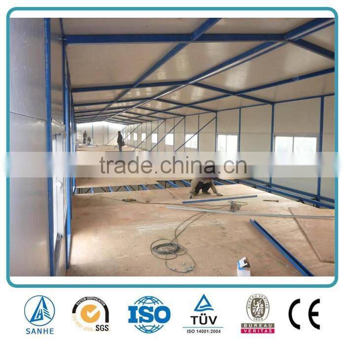 Light steel frame prefab house building