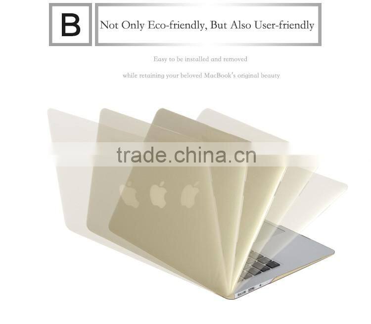 For macbook pro clear pc case,case for MaCbook