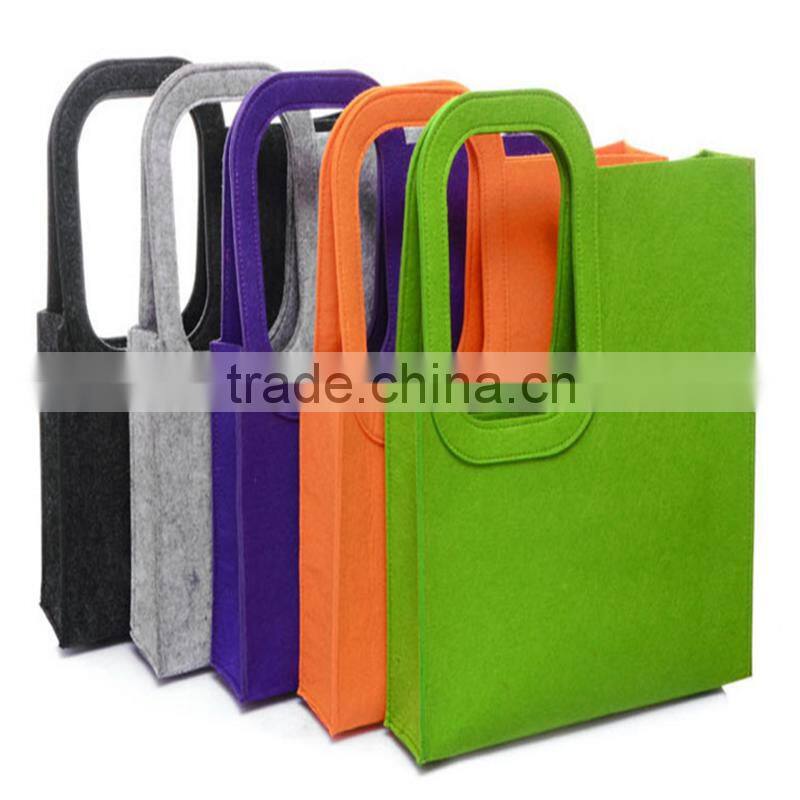Alibaba of China wholesale lady felt shopping bag, multi color optional