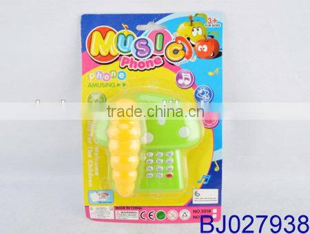 Lovely baby cartoon apple phone toy smart music phone toy