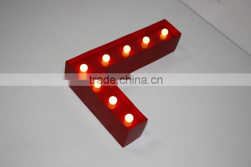 High quality decorative led christmas letter light