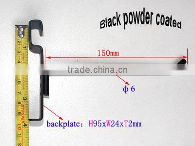 Exports high quality black display hook for grid wall