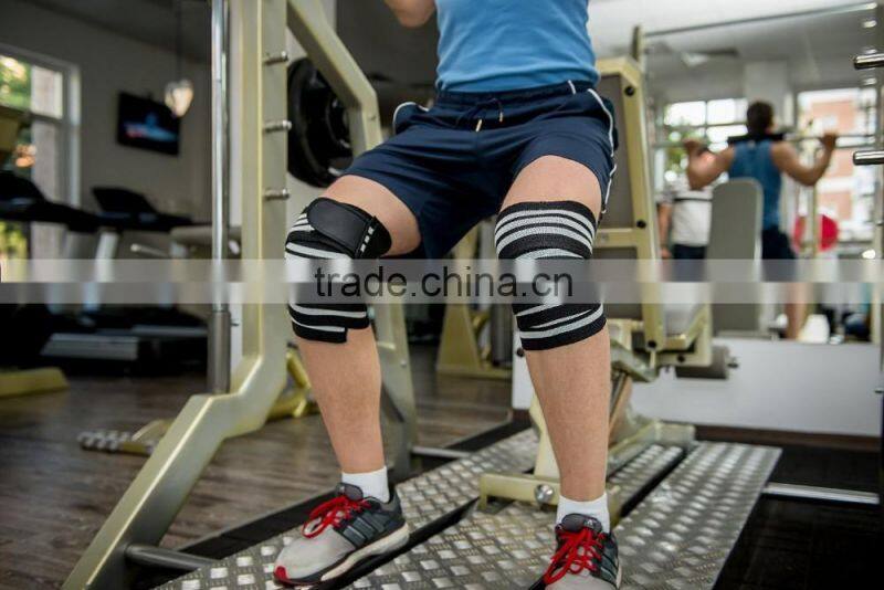 Scorpion Power Lifting Weight Lifting Knee Wraps. Elasticated Power Lifting Knee Support Bandage