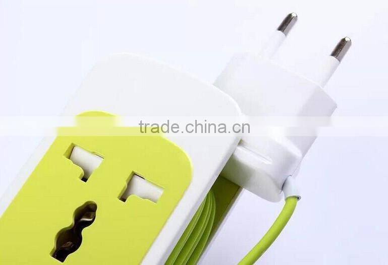 5V 2.1A Dual USB Wall Charger,Universal Wall Socket USB Charger with CE&RoHS-Green