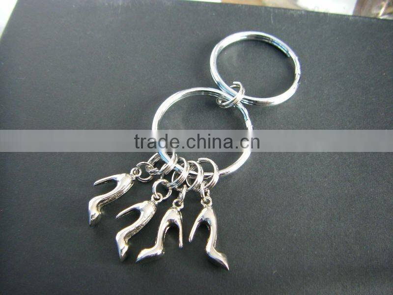 Various styles and colors metal key chain parts
