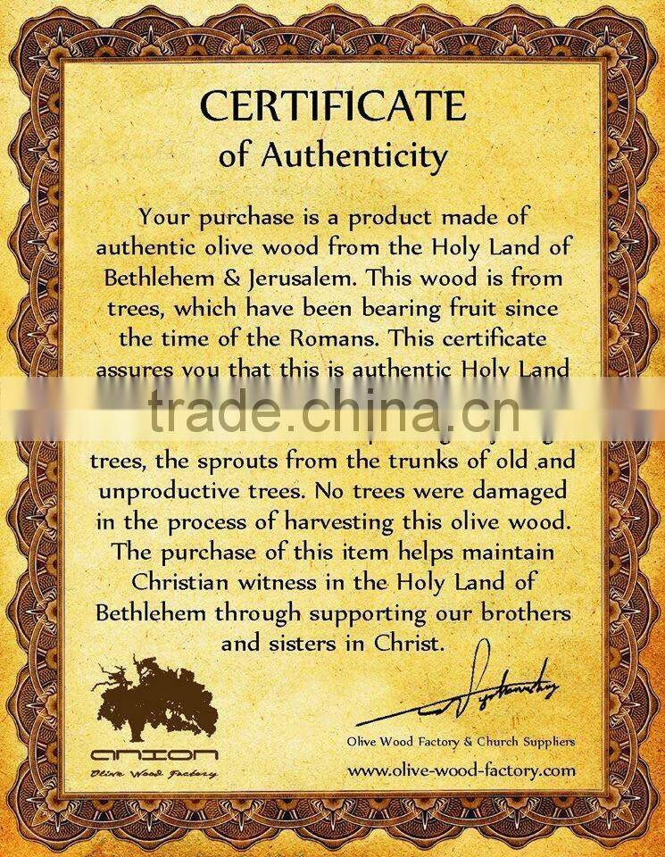 Olive Wood Magnet Pray For Peace. Made in Jerusalem