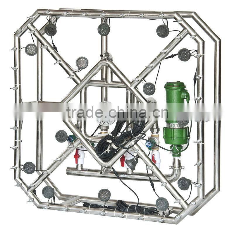 1.5m*1.5m AC24V LED light music control water used garden fountains