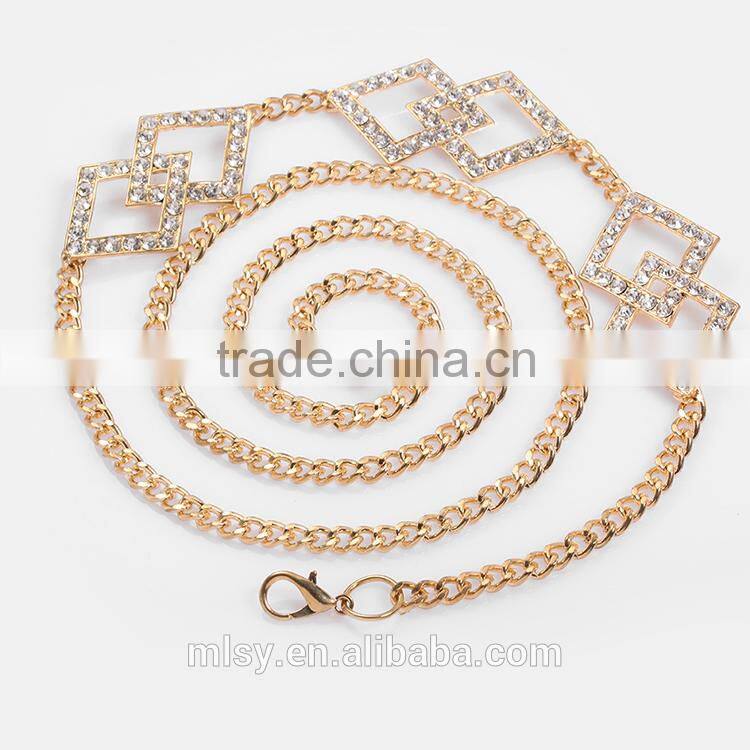 Hot fix rhinestone chain of rhinestone belt Brightness F1-80127