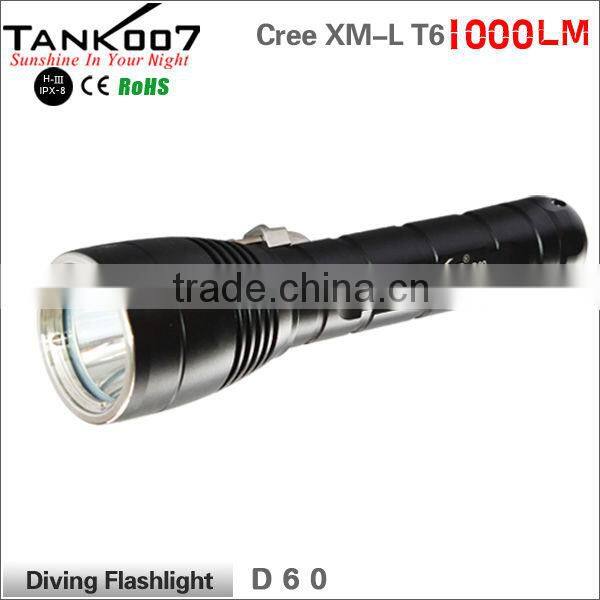 diving torch led CREE U2 under water 200m TANK007 D60
