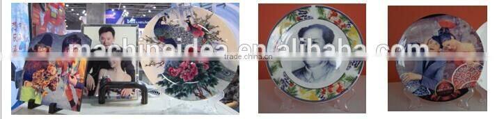 40x60mm 3D two working station vacuum heat transfer machine
