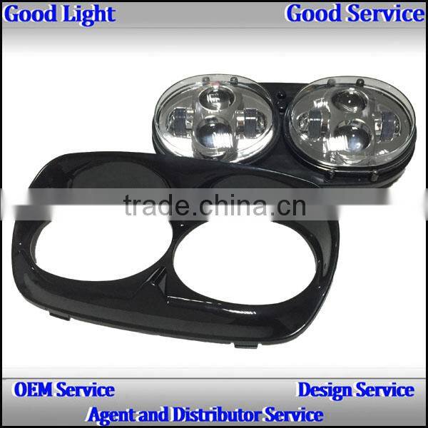 wholesale super power ovovs 80w double led headlight for harley with IP67