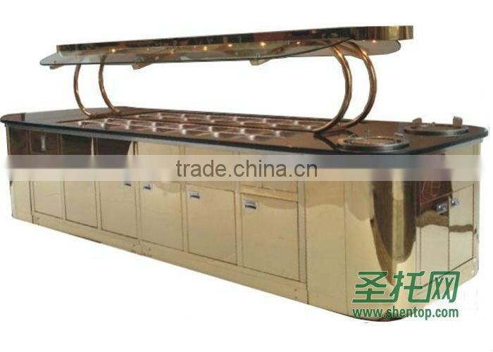 ShenTop Luxury Commercial Salad Bar STEB027/Salad Display Refrigerator/Salad Refrigerator Table