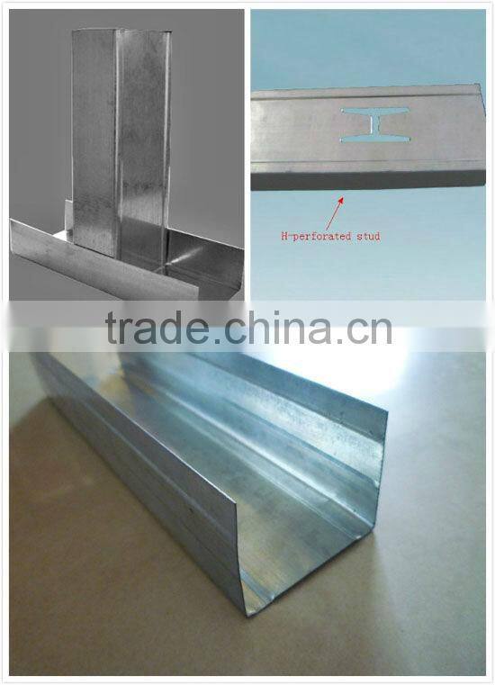 Drywall metal stud for light steel structural