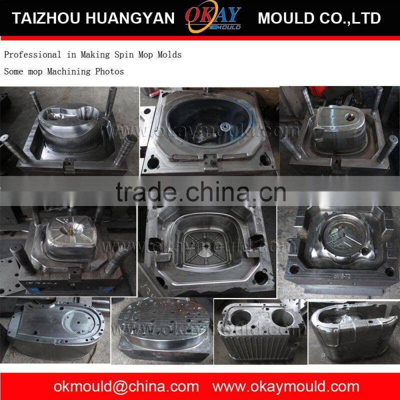 Professional Plastic Mop Bucket mold Maker