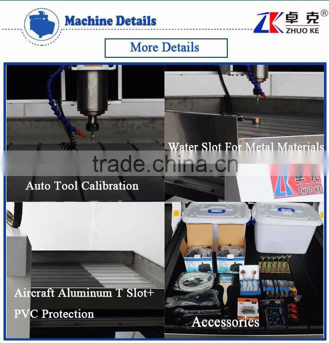 ZK-9015 Advertising CNC Router Machine 900*1500MM For MDF Aosong Board Aluminum-plastic Panel With 2.2KW Water Cooling Spindle