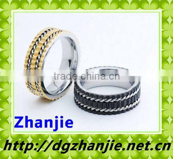 2013 Simple fashion gold ring designs for men