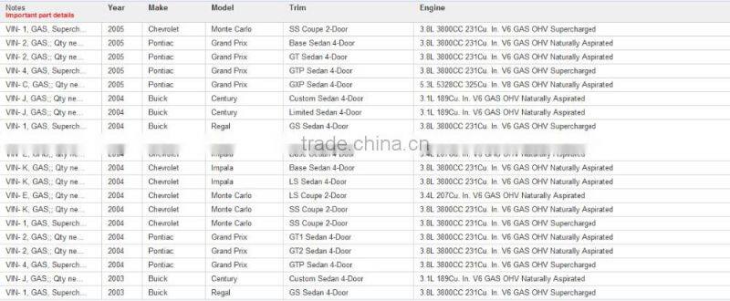 High quality air filter cabinfilter for 10446783