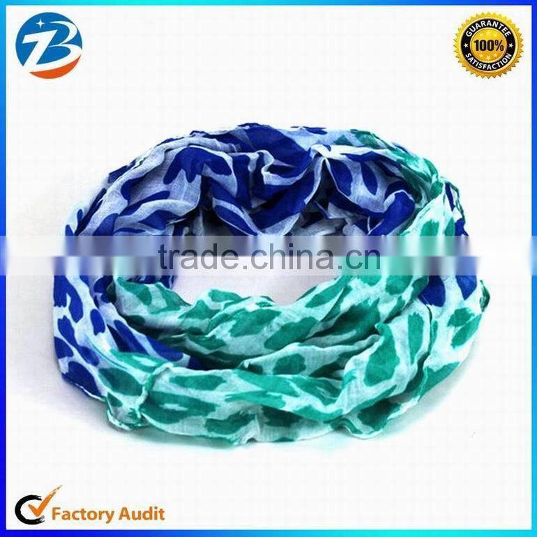 Cheap Fashion Plain Color Viscose Cotton Loop Scarf for Lady