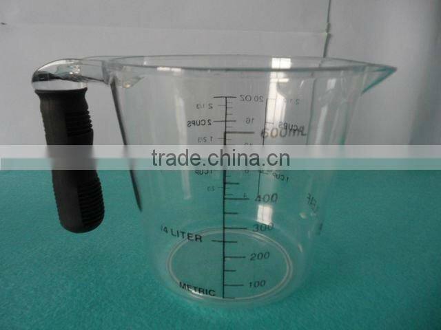 600ML transparent plastic Digital measuring cup scale