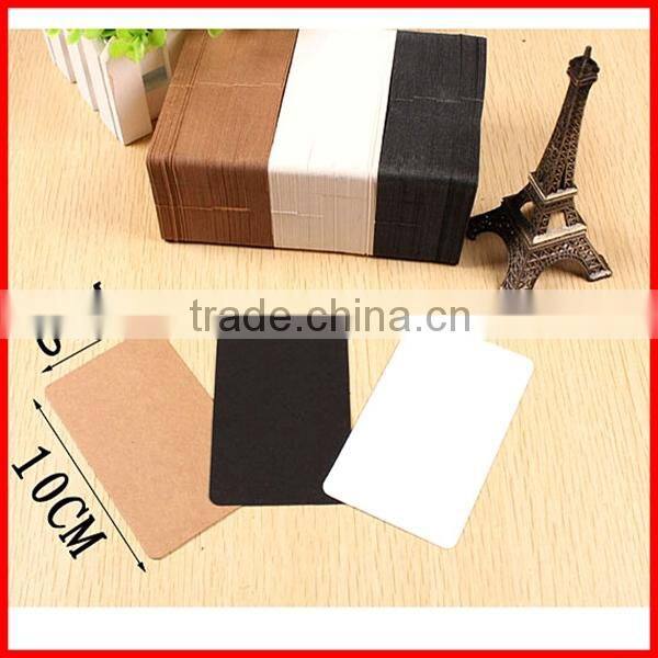 Fashion Cheap Colorful Blank Paper Card Wholesale