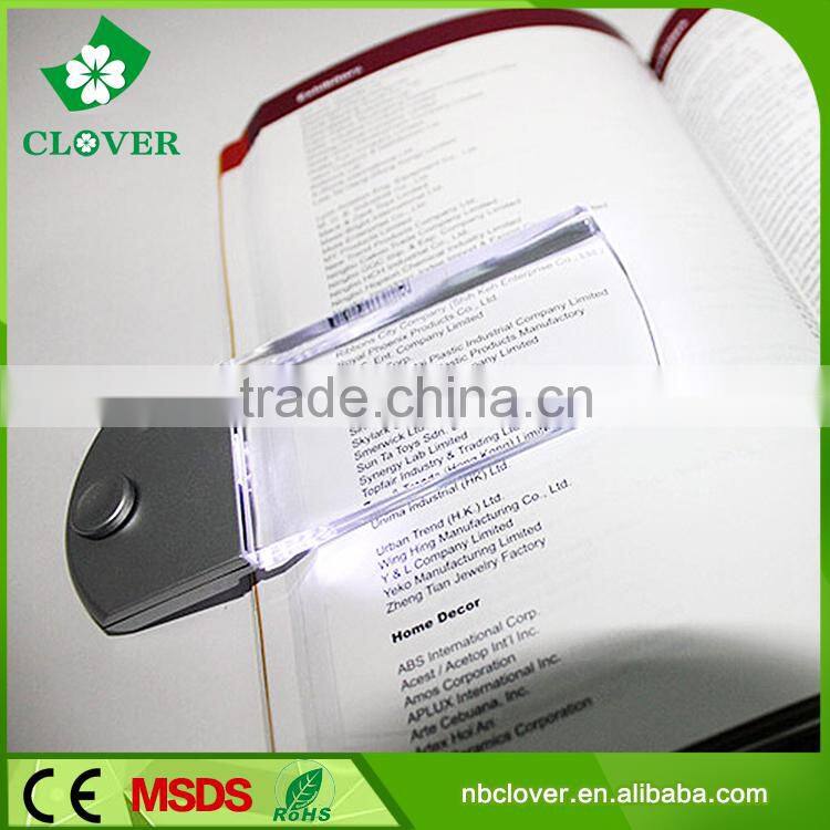 Super quality new style plastic led reading book light