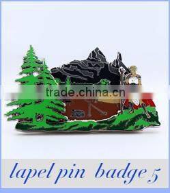souvenir back stamp logo soft enamel lapel pin badge with epoxy