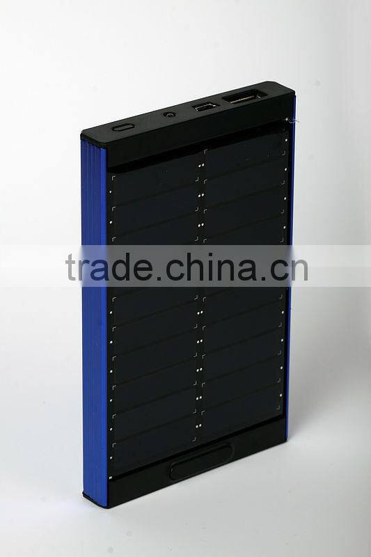 factory high quality Solar power bank Charger 4000mAh with CE,FCC,RoHS