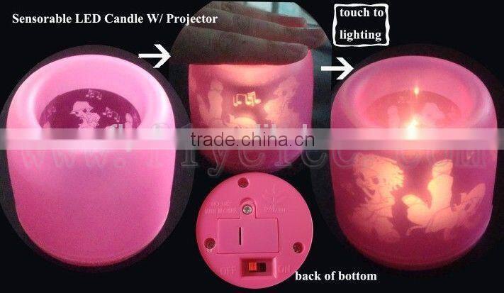 led logo projector torch