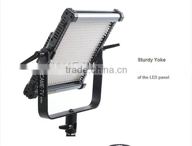 CAME-TV 576D Daylight LED Video Panel light Film Studio light kits (4 Piece Set)