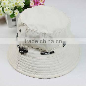 100% Polyester cheap blank bucket hat with string wholesales